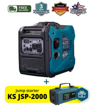 Konner & Sohnen KS 6000iEHS Dual Fuel Inverter Generator 5500W Free Jump Starter picture