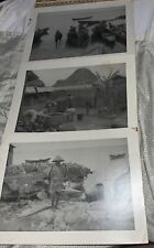 3 Vintage Photos of Asian Village Life and Culture, Nautical Boating Fishing picture