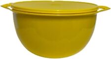 Tupperware Thatsa Bowl Large  42 Cup with Same Seal Yellow Color New picture
