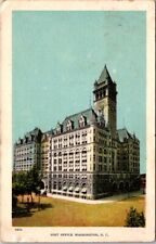 U.S. POST OFFICE. WASHINGTON, D. C. 1907 Postmark postcard picture