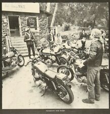 Motorcycles Rock Store Mulholland Drive LA Vintage Print Pictorial Article 1973 picture