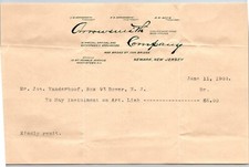 Arrowsmith Company Surgical Optical Appliances 1902 Billhead Scarce Thermography picture