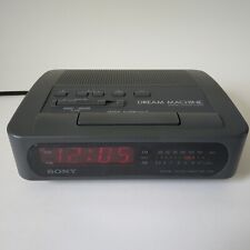 Sony Dream Machine ICF-C26 Alarm Clock-AM/FM-Corded/Batt Bkup-1988-Tested Works picture