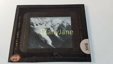 Glass Magic Lantern Slide BHK CLOSE-UP SHOT OF THE MOUNTAINS picture