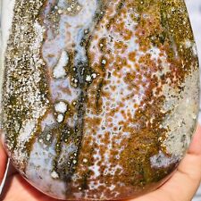 2.58lb Large Colorful Natural Green Ocean Jasper Quartz Crystal Specimen Healing picture
