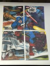 2020 Upper Deck Marvel Ages 3-D Lenticular Puzzle 3D-9-12 Captain America #112 picture