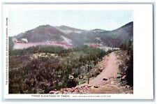 c1905 Three Elevations Track Colorado Springs Cripple Creek Colorado CO Postcard picture