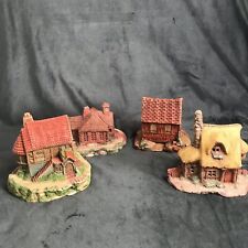 Vintage Mini Village Cottage House Ceramic Mold Hand Painted Unique Cute Houses picture