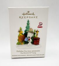 Hallmark Keepsake Peanuts Snoopy Holiday En-tree-preneurs Ornament 2011 picture