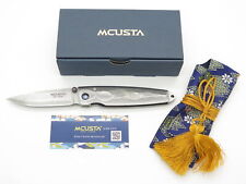 Mcusta Seki Japan Tsuchi MC-34D Damascus Gentleman Folding Pocket Knife No Clip picture
