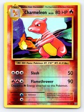 Charmeleon 10/108 Uncommon Evolutions Pokemon Reverse Holo Lightly Played picture
