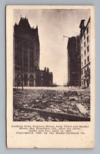 1906 San Francisco CA Fire Earthquake Kearney St UDB Vtg Postcard picture
