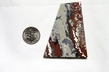 Finished Piece of Fordite - Premium Fordite - 56.7mm x 43.01mm x 4.04mm     (23 picture