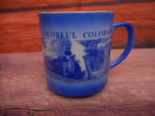 Vintage Colorado Souvenir Pikes Peak Cup Mug Central City Durango Silverton picture