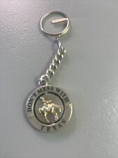 Don't Mess With Texas Travel Souvenir Keychain Key Ring Spinner picture