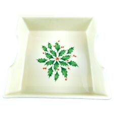 Lenox Dimension Collection Holiday Holly Square Napkin Holder picture