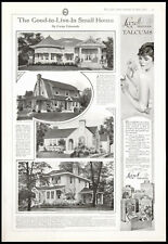 1917 SMALL HOUSES Tiny House Architecture in the 1910s Home Photos Vtg Mag Page picture
