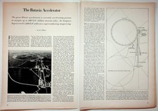 Fermilab Batavia Accelerator Vintage Print Article 1970s Physics Science picture
