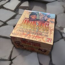 Vintage 1992 Sealed Pro Set Indiania Jones Chronicles 36 Packs Trading Cards New picture