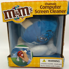 M&M's Chamois Computer Screen Cleaner - Blue Guy - New In Box R4 picture