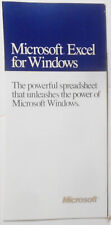 1989 Microsoft Excel for Windows promo brochure picture