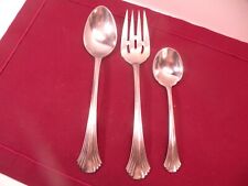 Towle Silver Symphony Cold Meat Serving Fork Serving Spoon & Sugar Spoon picture
