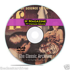 IF Magazine, 77 Vintage Pulp Issues, Golden Age Science Fiction DVD CD C58 picture