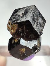 8-gm Rare Melanite Garnet Twin Crystals with nice formation - shalman valley picture