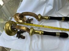 PAIR OF ANTIQUE  GASKELL CHAMBERS LONDON  BAR PULLS - 22