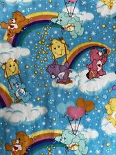 Two Vintage Care Bears Curtain Panels - Care Bears & Rainbow picture