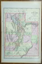 Vintage 1901 UTAH Map 14