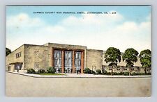 Johnstown PA-Pennsylvania, Cambria County War Memorial Arena, Vintage Postcard picture