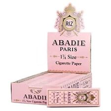 Abadie Paris Cigarette Paper 1 1/4 (79mm) Full Box of 24 Booklets picture