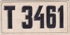 1953 TOPPS LICENSE PLATES #57 NORWAY POPULAR SET picture