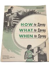 Vintage F E Myers & Bro Co 1954 How To Spray Booklet. picture