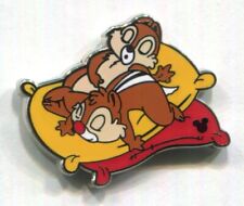 Disney Pins Chip Dale Hidden Mickey COMPLETER Pin Characters Sleeping on Pillows picture