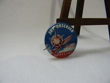 Vintage Sky Observer Button NM condition picture