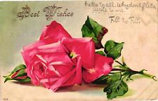 Vintage Postcard- 1330. Best Wishes. Rose. Cancellaion 1910 picture