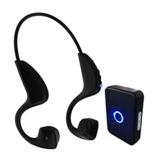 Wireless Bone Conduction Hearing Assist Impaired Headsets with Uniform, Black picture