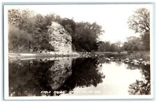 c1940's View Of Eagle Point River Fayetteville Iowa IA RPPC Photo Postcard picture