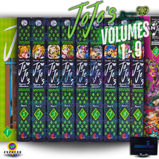 Jojos Bizarre Adventure Part 6 Stone Ocean Vol 1-9 Set Manga Omnibus Book Lot picture
