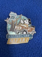 Disney Parks Animal Kingdom 25th Anniversary Kilimanjaro Safaris Mickey Pin 2023 picture