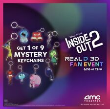 Disney Pixar Inside Out 2 Character Mystery Keychain AMC RealD 3D Fan Event picture
