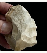 Neanderthal (Mousterian Acheulean Tradition) Pierrepont, France 3” White Flint picture