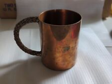 Vintage Copper Cup With Design Handle 4