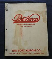 1958 Port Huron Farm Equipment Catalog Martin & Kennedy St. Louis MO Missouri picture