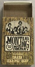 Vintage Empty Matchbook Box Cover - Montana Mining Company Omaha Steaks picture