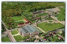 1946 Aerial View Of Athletic Dept. Purdue Univ. Indianapolis Indiana Postcard picture