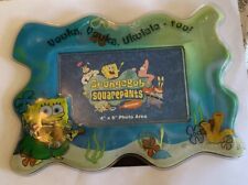 2004 Spongebob Squarepants Squishy Gel Photo Picture Frame 4x6 picture