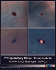 Hubble HST Protoplanetary Disks Star Formation Orion 1995 - Original NASA Photo picture